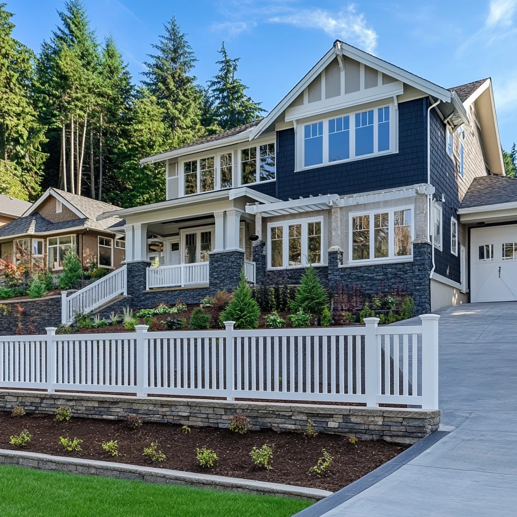 Vinyl Picket Fence